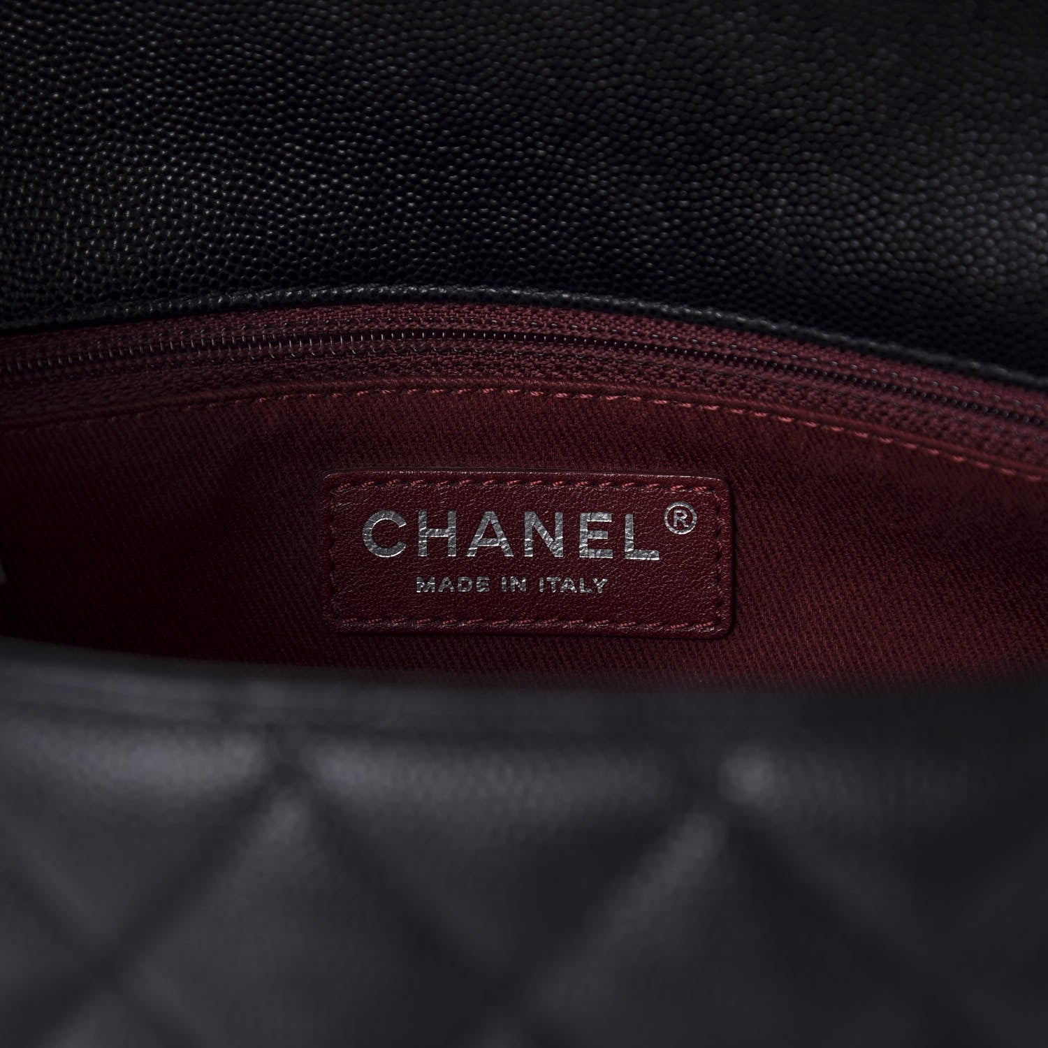 Chanel Caviar Quilted Small Coco Handle Flap Black 8 of 10