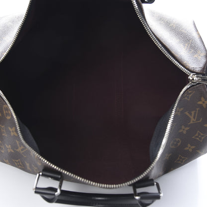 Louis Vuitton Monogram Macassar Keepall Bandouliere 45 4 of 10