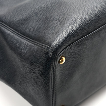 Chanel Caviar Cerf Executive Shopper Tote Black 10 of 11