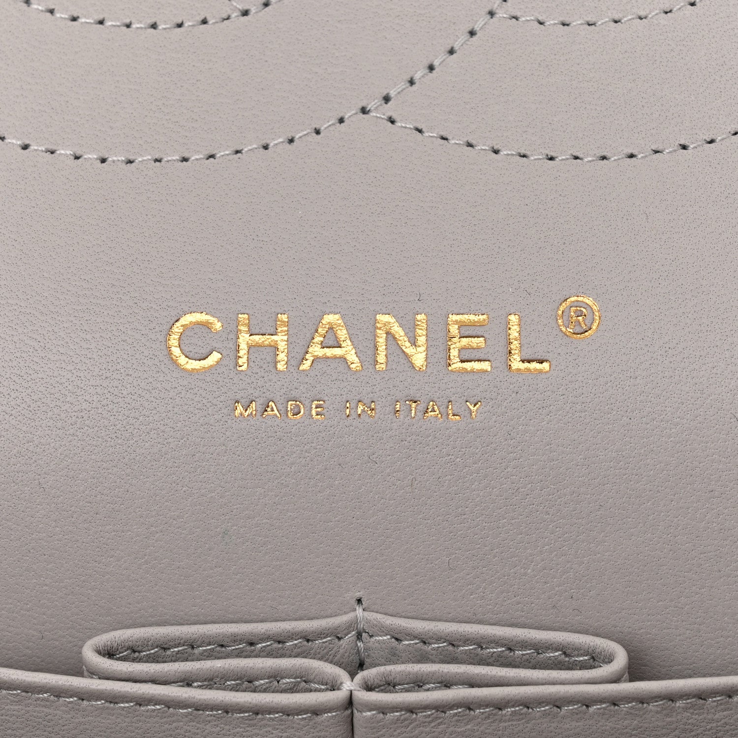 Chanel Caviar Quilted Jumbo Double Flap Grey 6 of 11