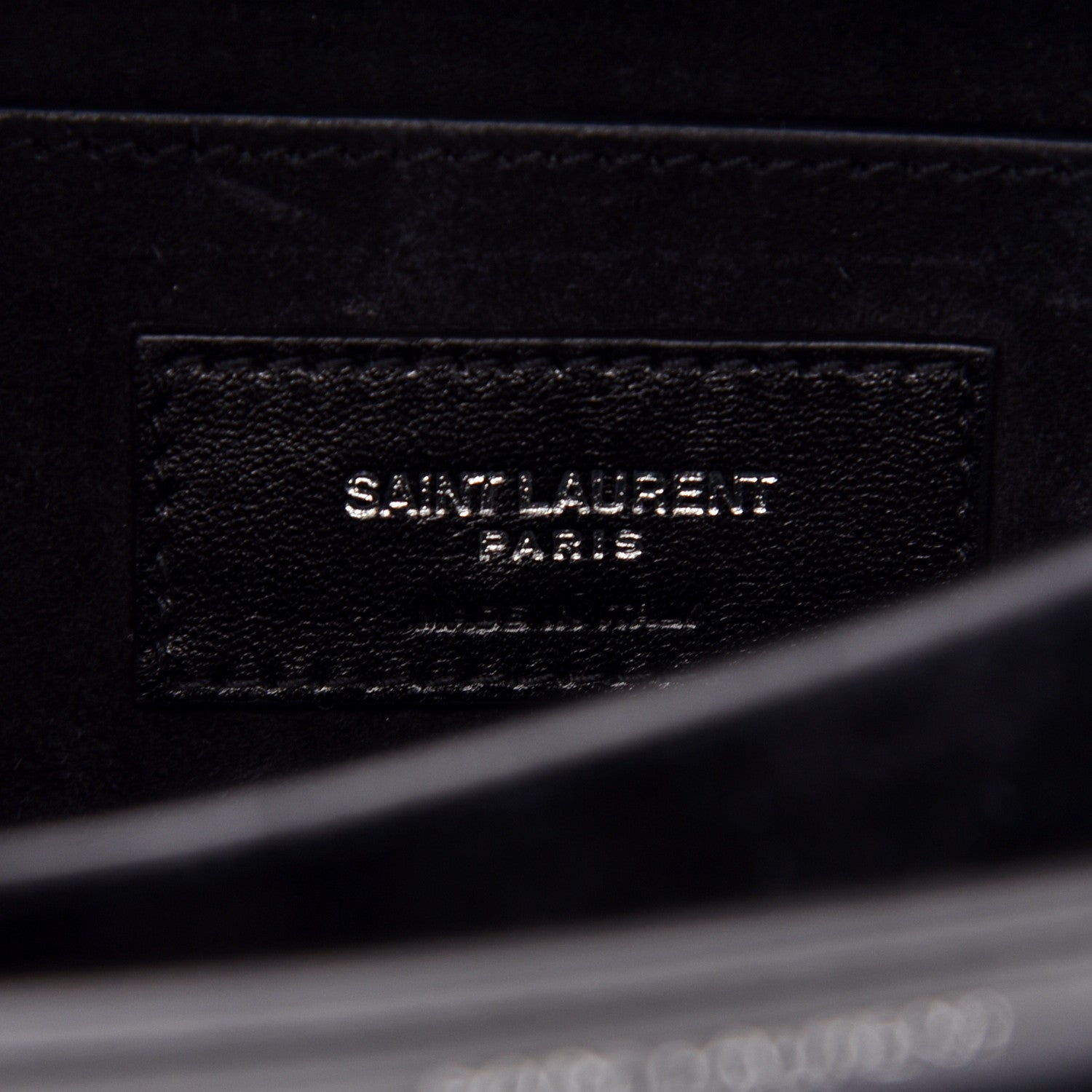 Saint Laurent Calfskin Medium Monogram Sunset Black 9 of 11