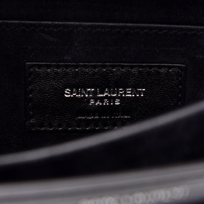 Saint Laurent Calfskin Medium Monogram Sunset Black 9 of 11
