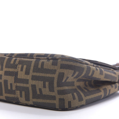 Fendi Zucca Vitello Artic Mini Messenger Bag Tobacco Castagna 7 of 13