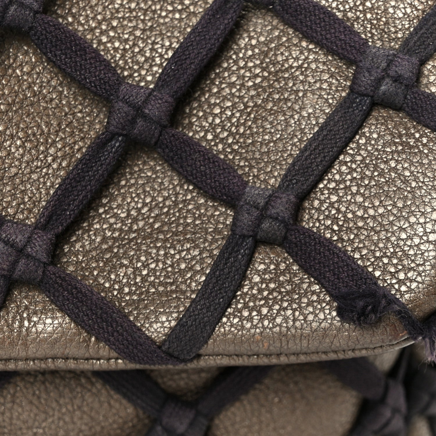 Chanel Calfskin Jumbo Canebiers Net Flap Brown 12 of 13