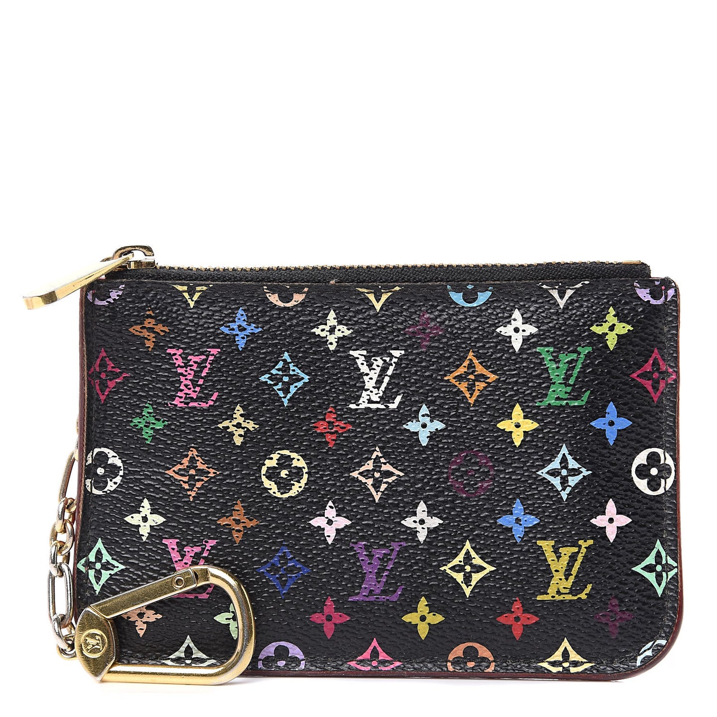 Monogram Multicolor Key Pouch Black Grenade