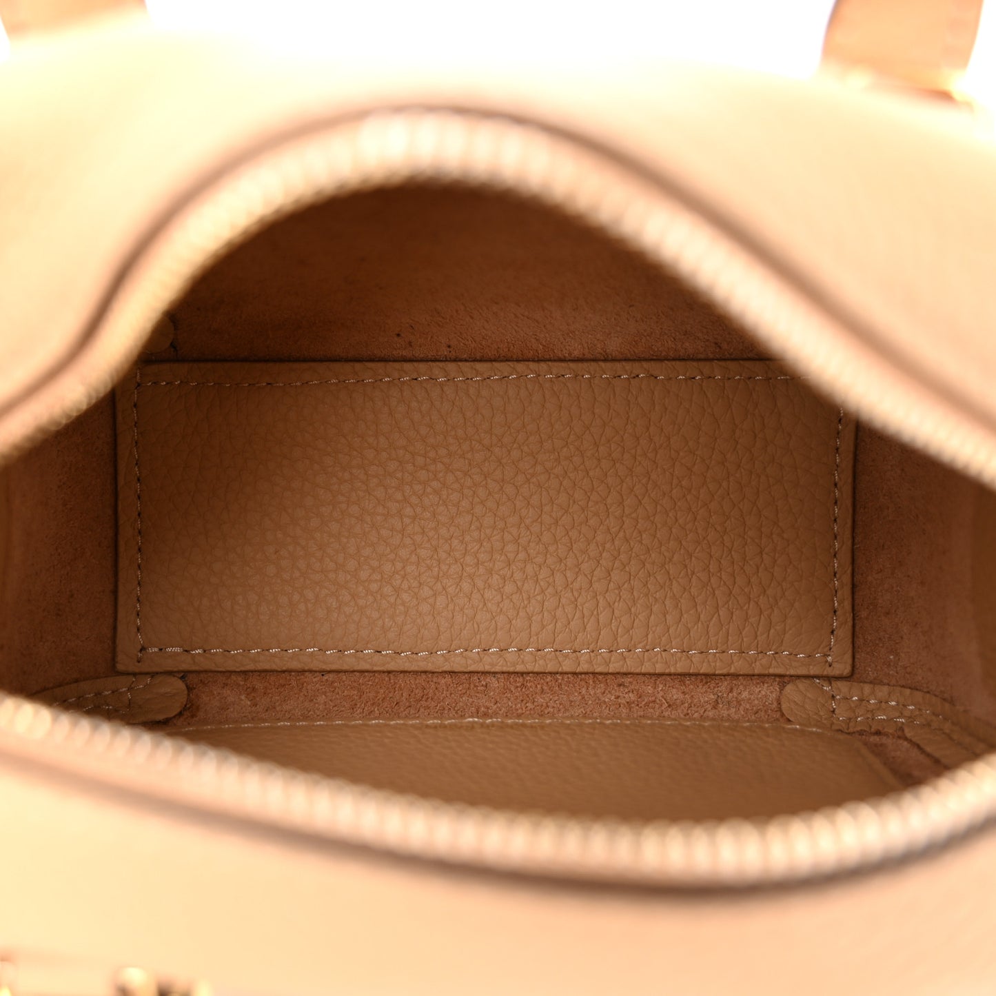 Taurillon Soft Nano Cool Box Satchel Latte