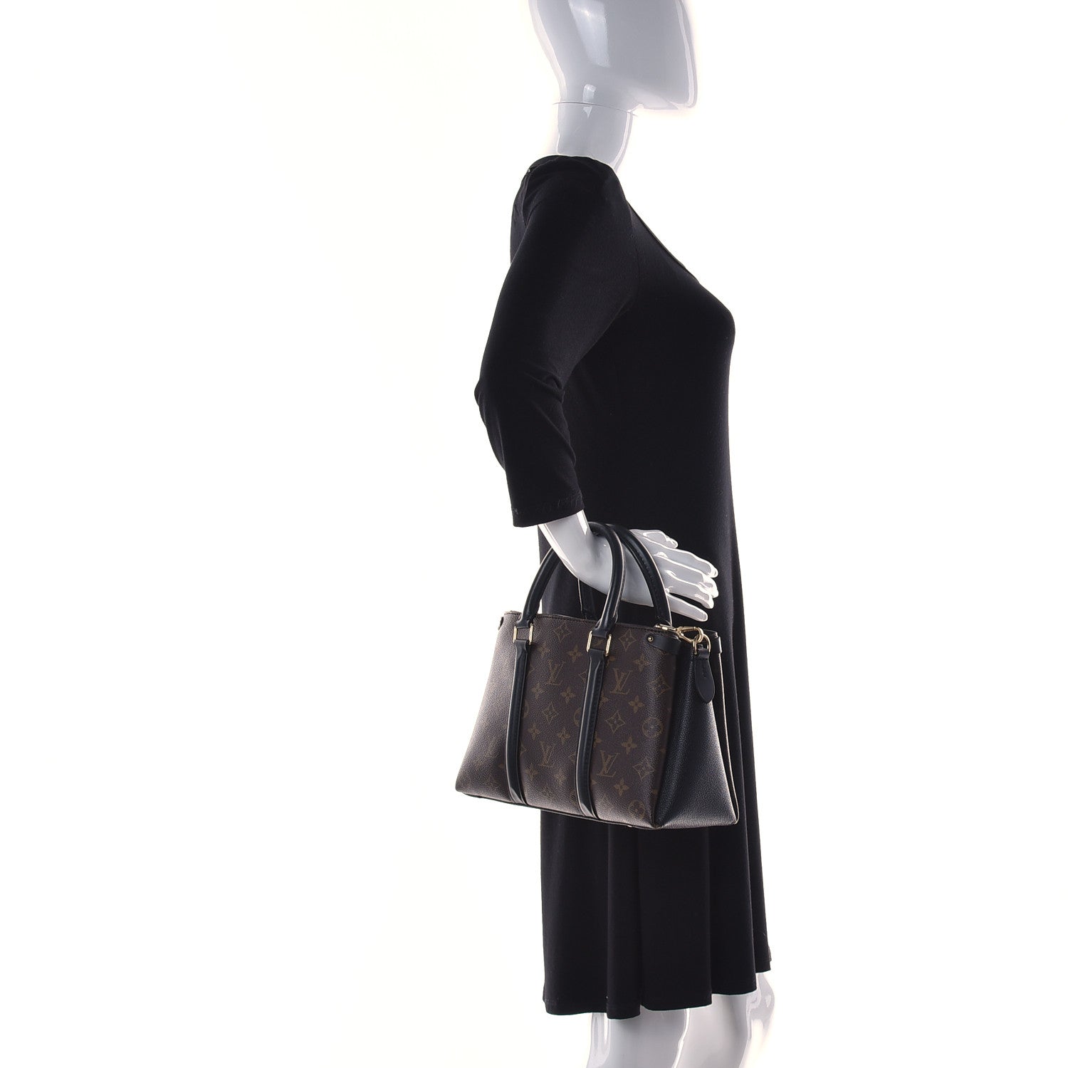 Louis Vuitton Monogram Soufflot BB Black 4 of 14