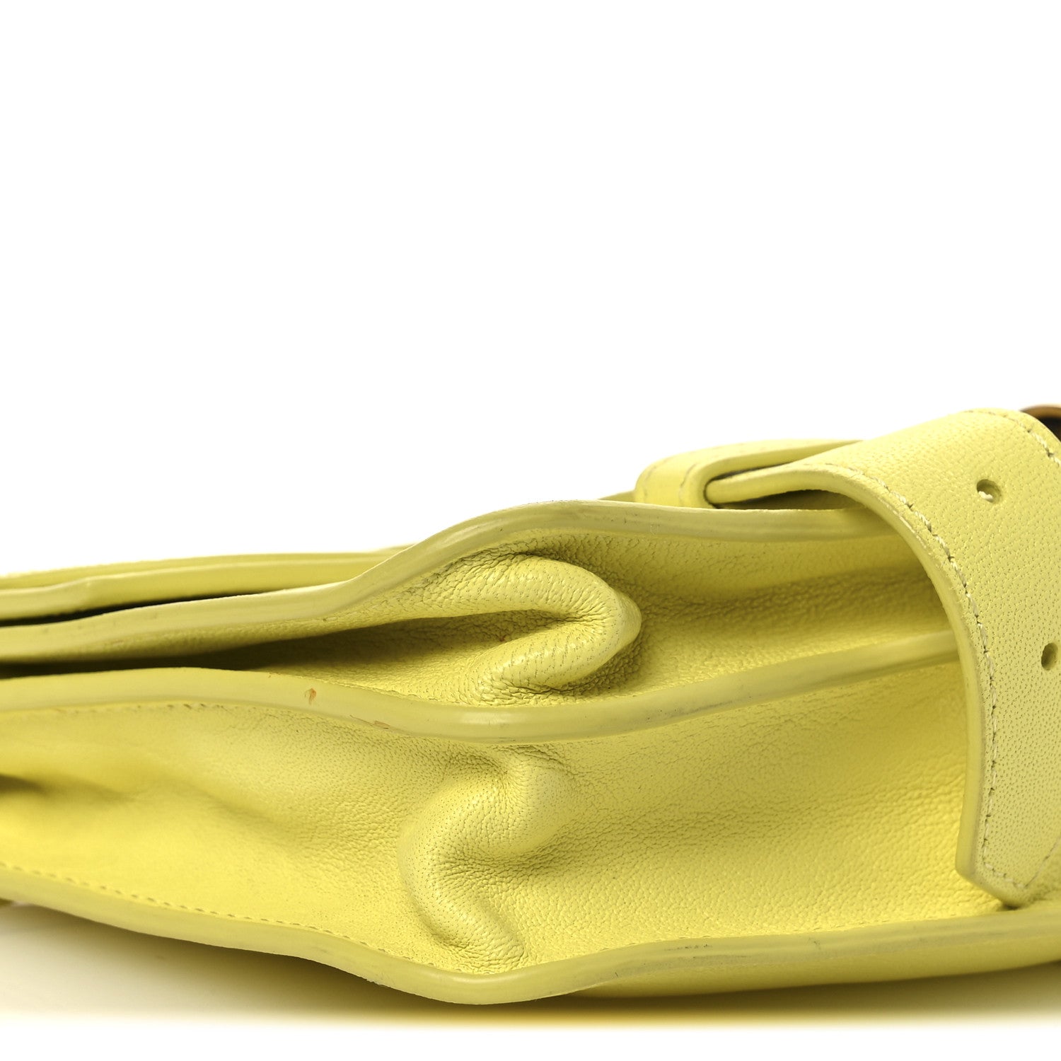 Proenza Schouler Lambskin PS1 Pochette Clutch Lemon 10 of 15