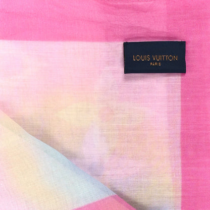 Louis Vuitton Cotton Monogram Escale Pareo Stole Rose 3 of 4
