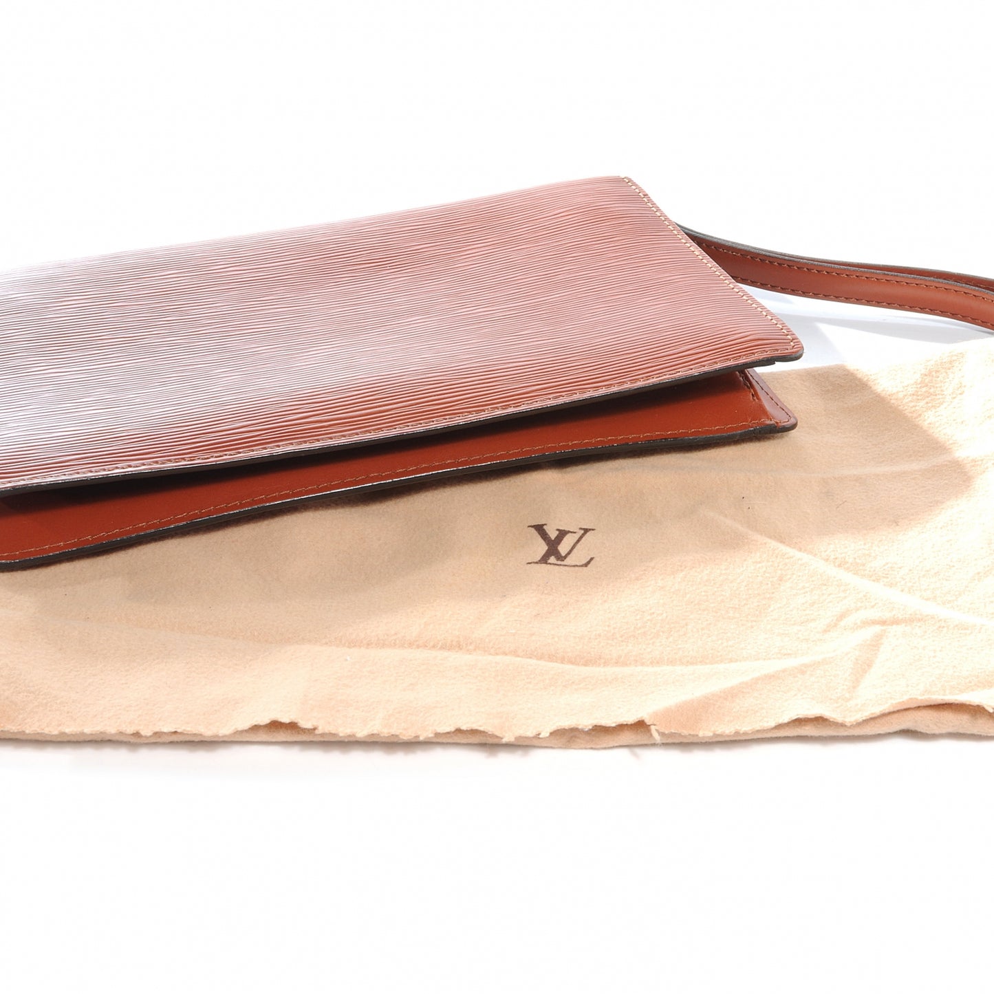 Epi Sellier Dragonne Pochette Fawn