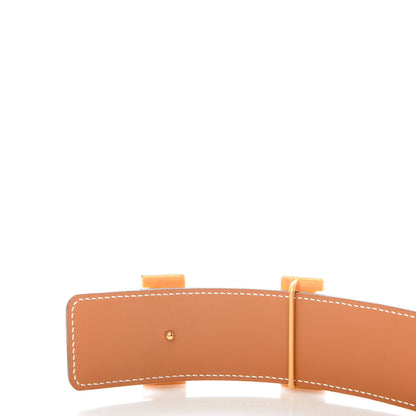 Hermes Epsom Chamonix 42mm Constance Belt 85 Jaune D'Or Natural 4 of 6