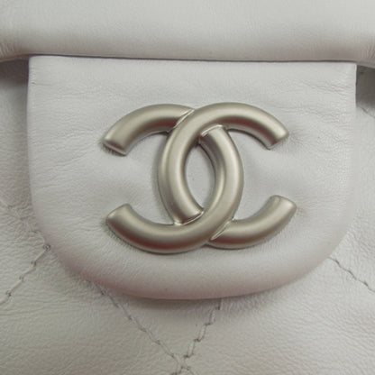Chanel Leather Quilted Flap Hobo White 10 of 10
