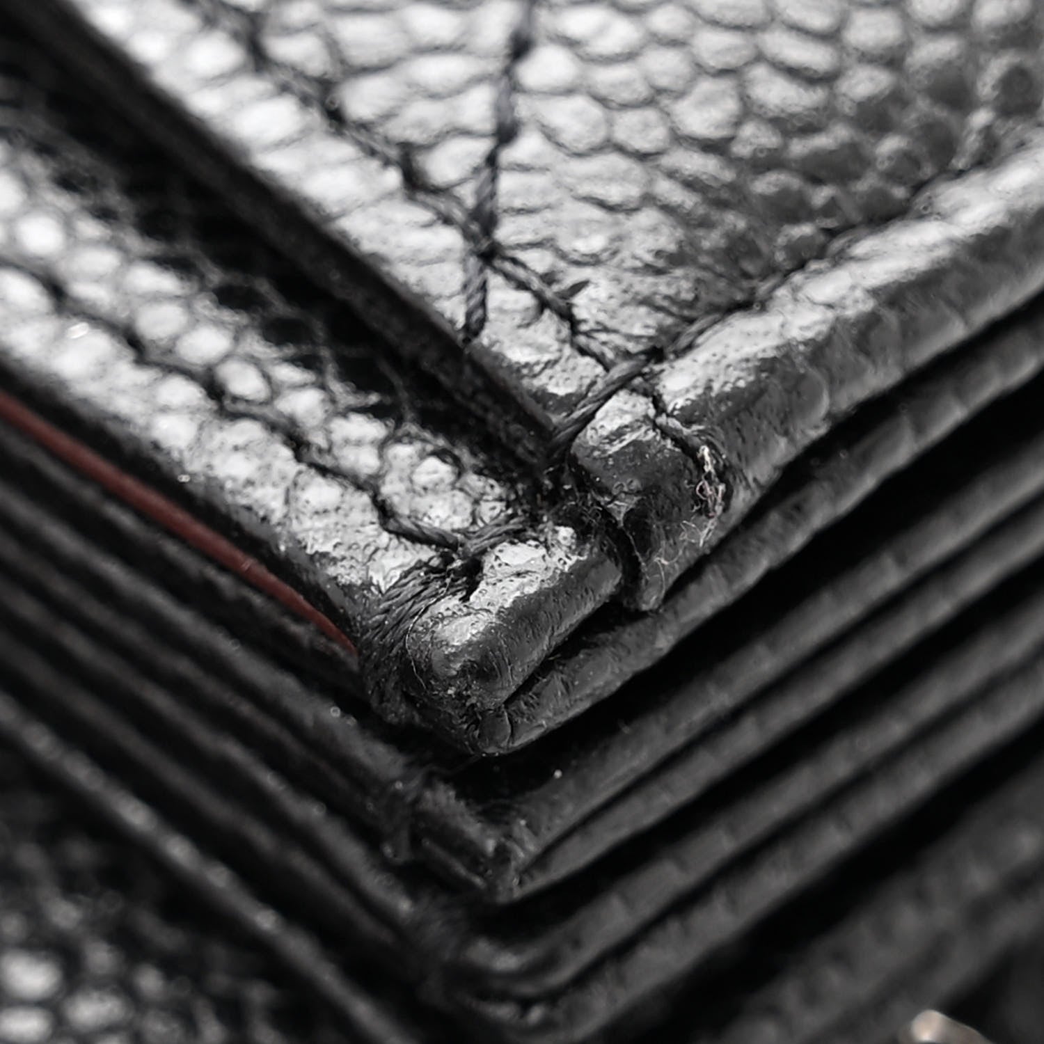 Chanel Caviar Quilted Flap Card Holder On Chain Black 12 of 13