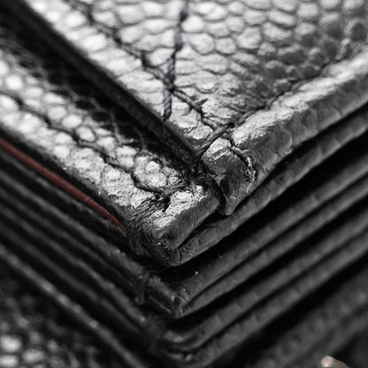 Chanel Caviar Quilted Flap Card Holder On Chain Black 12 of 13