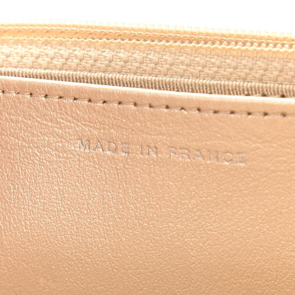 Chanel Metallic Sheepskin Quilted Reissue Wallet On Chain WOC Beige 7 of 11