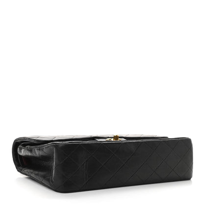 Chanel Lambskin Quilted Medium Double Flap Black 3 of 11