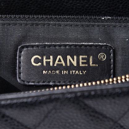 Chanel Caviar Quilted Grand Shopping Tote GST Black 6 of 12