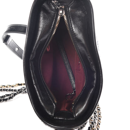 Chanel Tweed Calfskin Small Gabrielle Hobo Black 7 of 15