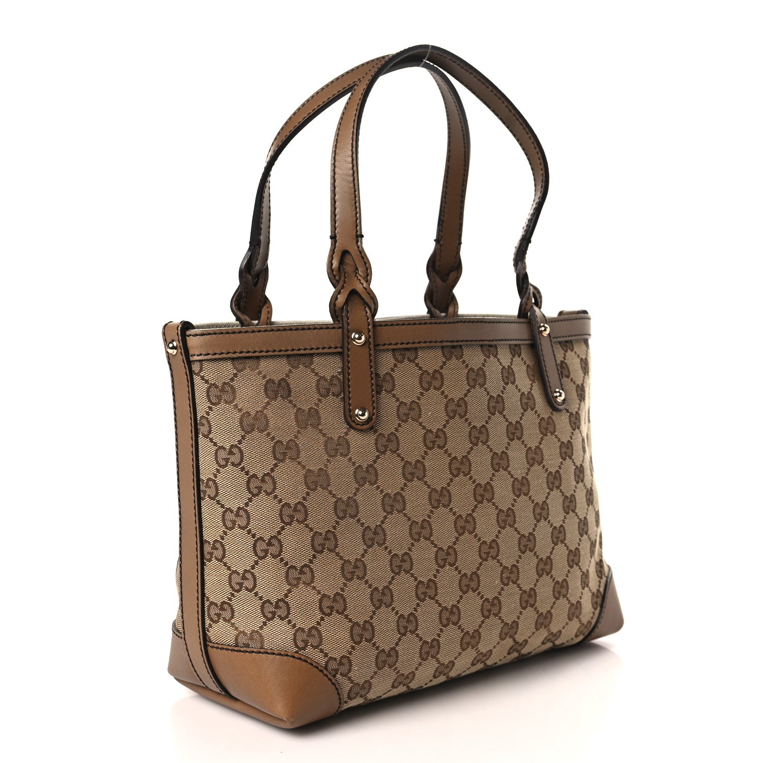 Gucci Monogram Small Craft Tote Light Brown 4 of 12