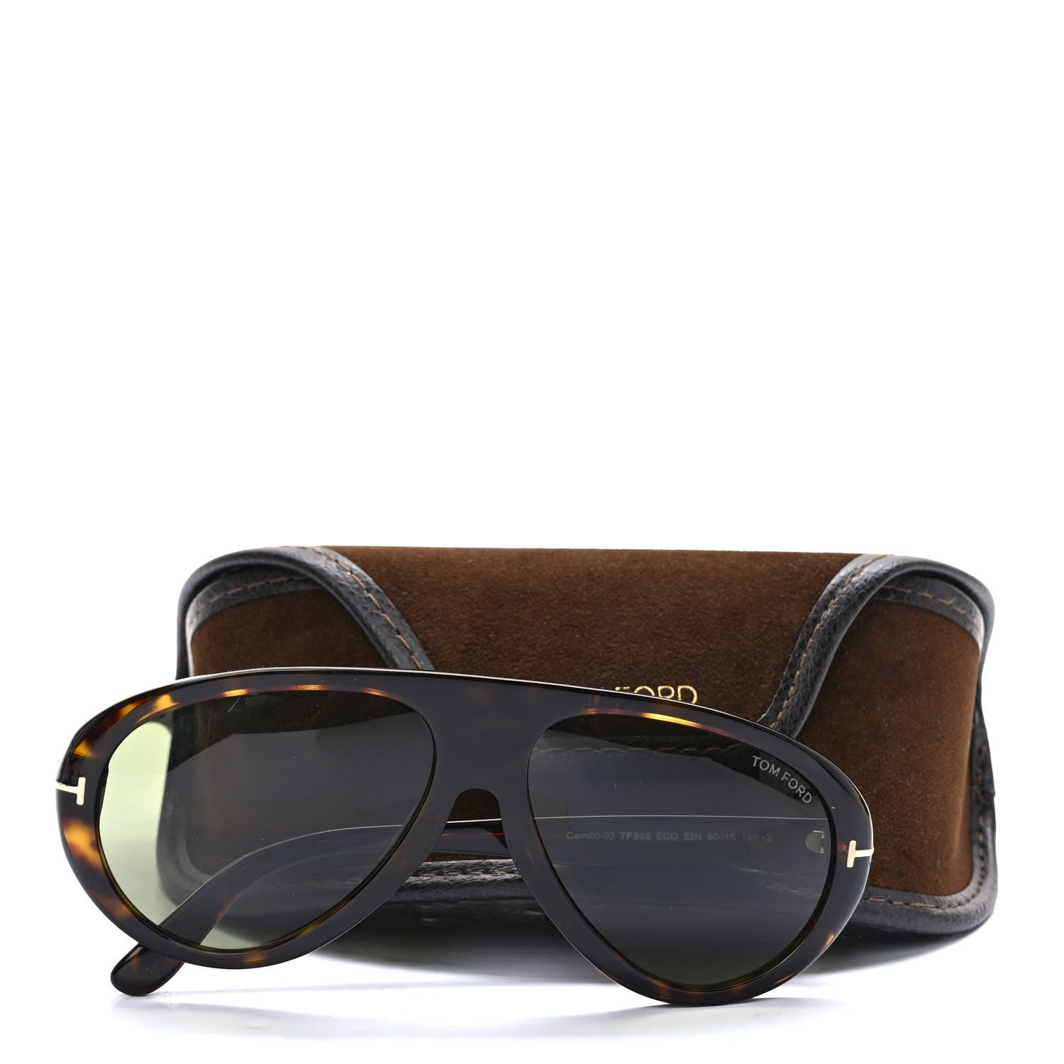 Tom Ford Acetate Camillo Sunglasses Dark Havana 8 of 8