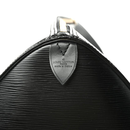 Louis Vuitton Epi Keepall 50 Black 6 of 9
