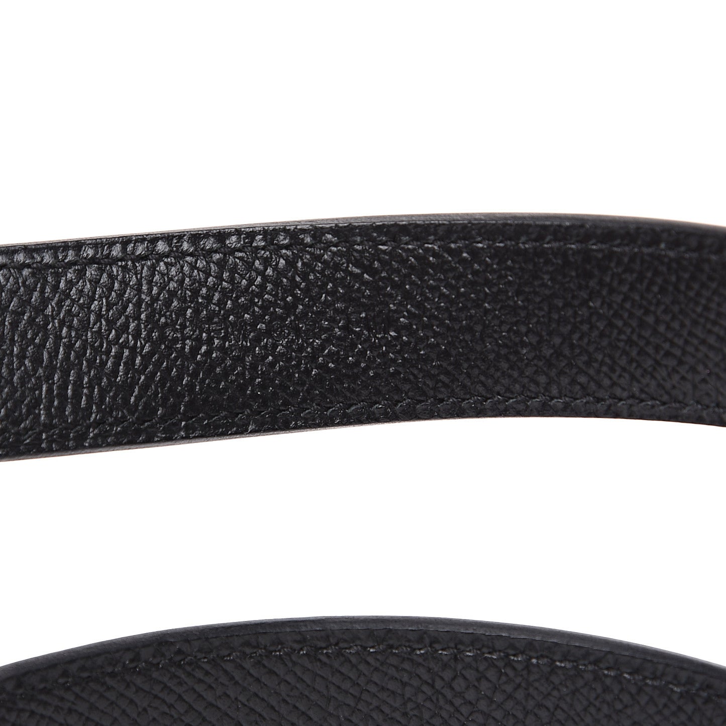 Epsom 25mm Mousqetons Tressage Shoulder Strap Black Craie Gold