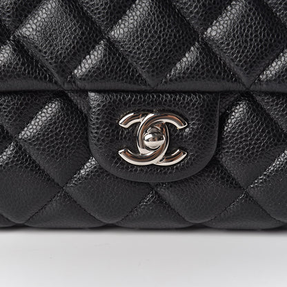 Chanel Caviar Quilted Clutch With Chain Flap Black 10 of 13