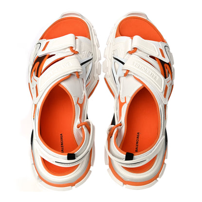 Balenciaga Neoprene Rubber Mens Track Sandals 45 White Orange 7 of 14