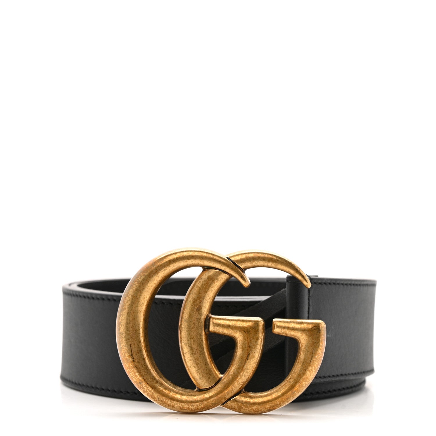 Gucci Calfskin Double G 40mm Belt 85 34 Black 1 of 7