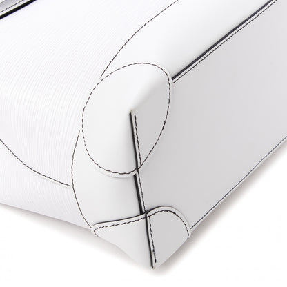 Louis Vuitton Epi Steamer PM White 5 of 8