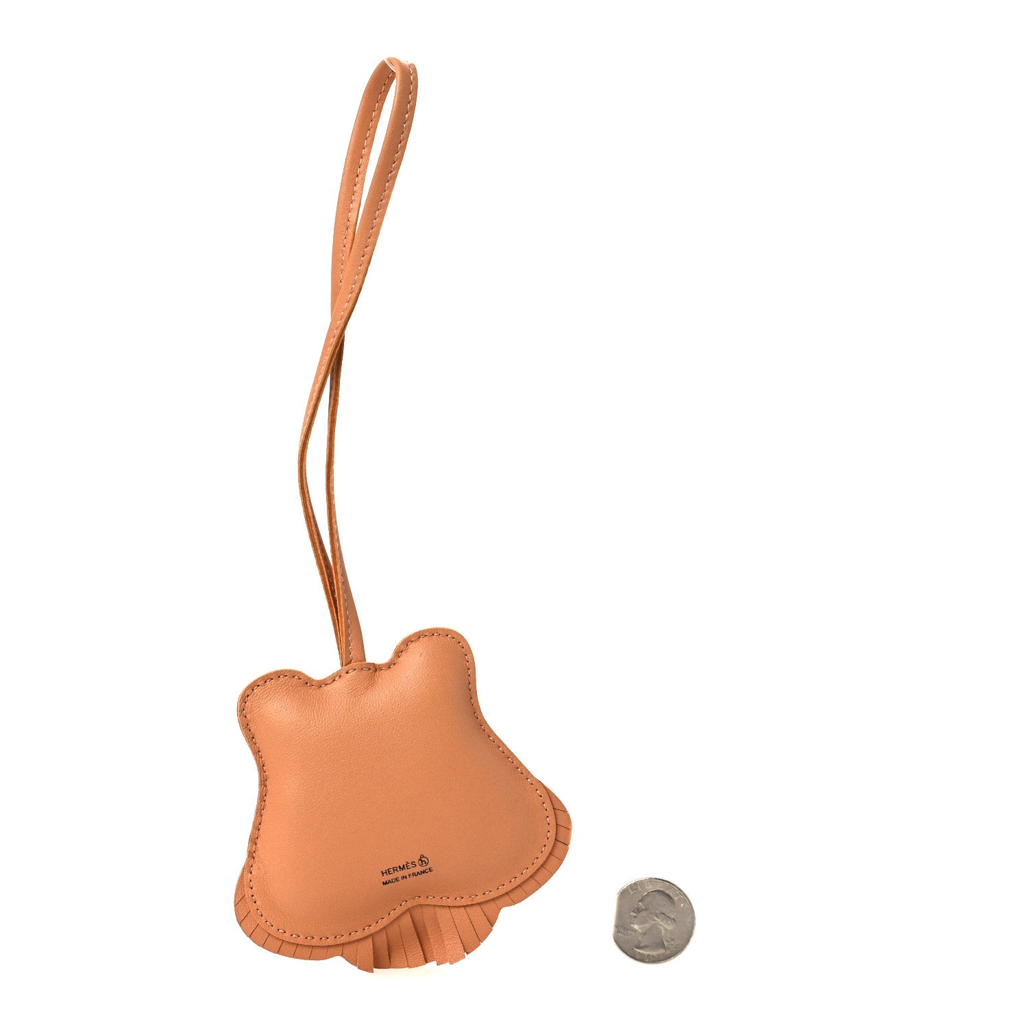 Hermes Lambskin Silk Petit H Tiger Charm 1832418 – FASHIONPHILE