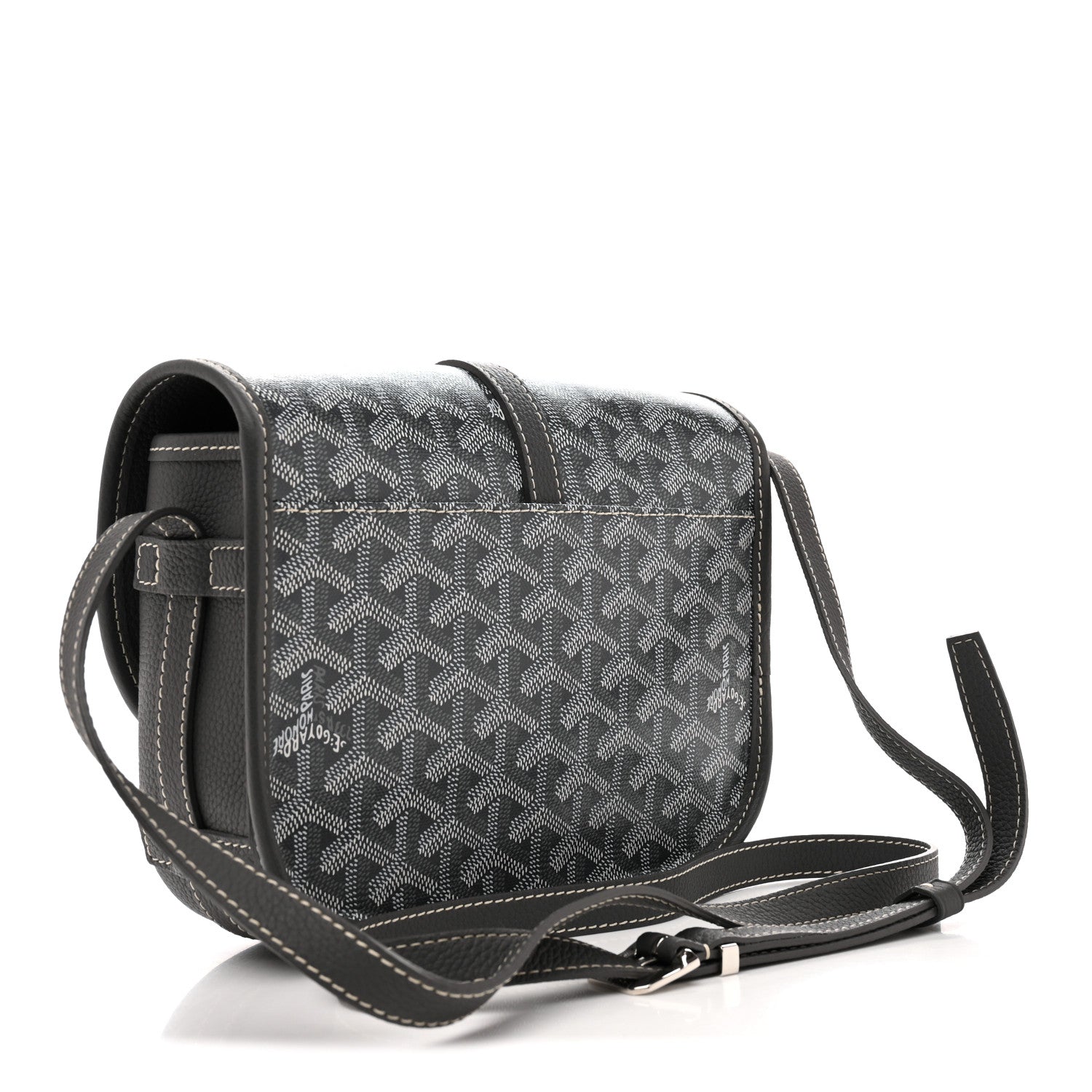 Goyard Goyardine Belvedere II PM Messenger Bag Gray 3 of 9