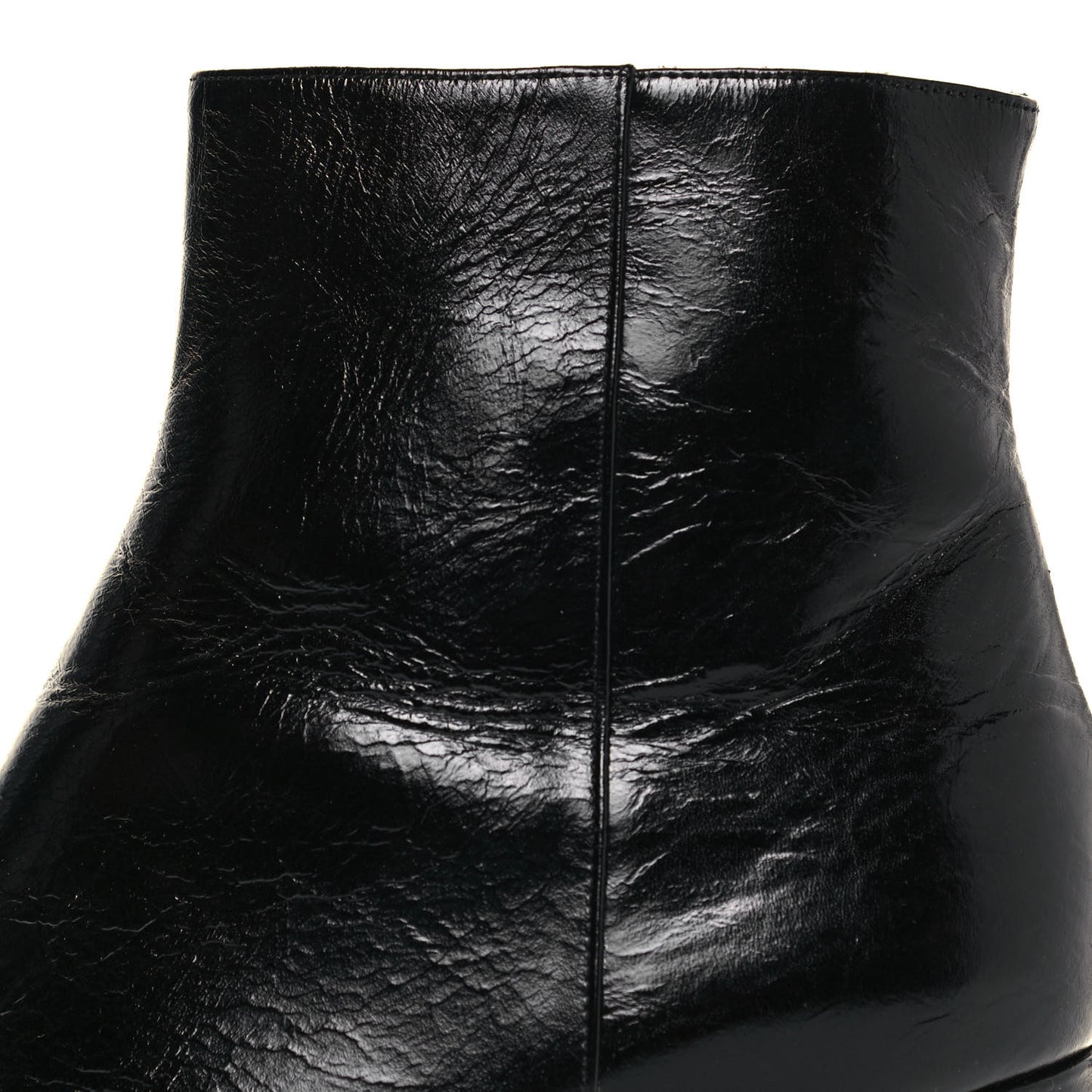 Calfskin Loulou 70 Uniform Ankle Boots 41.5 Black