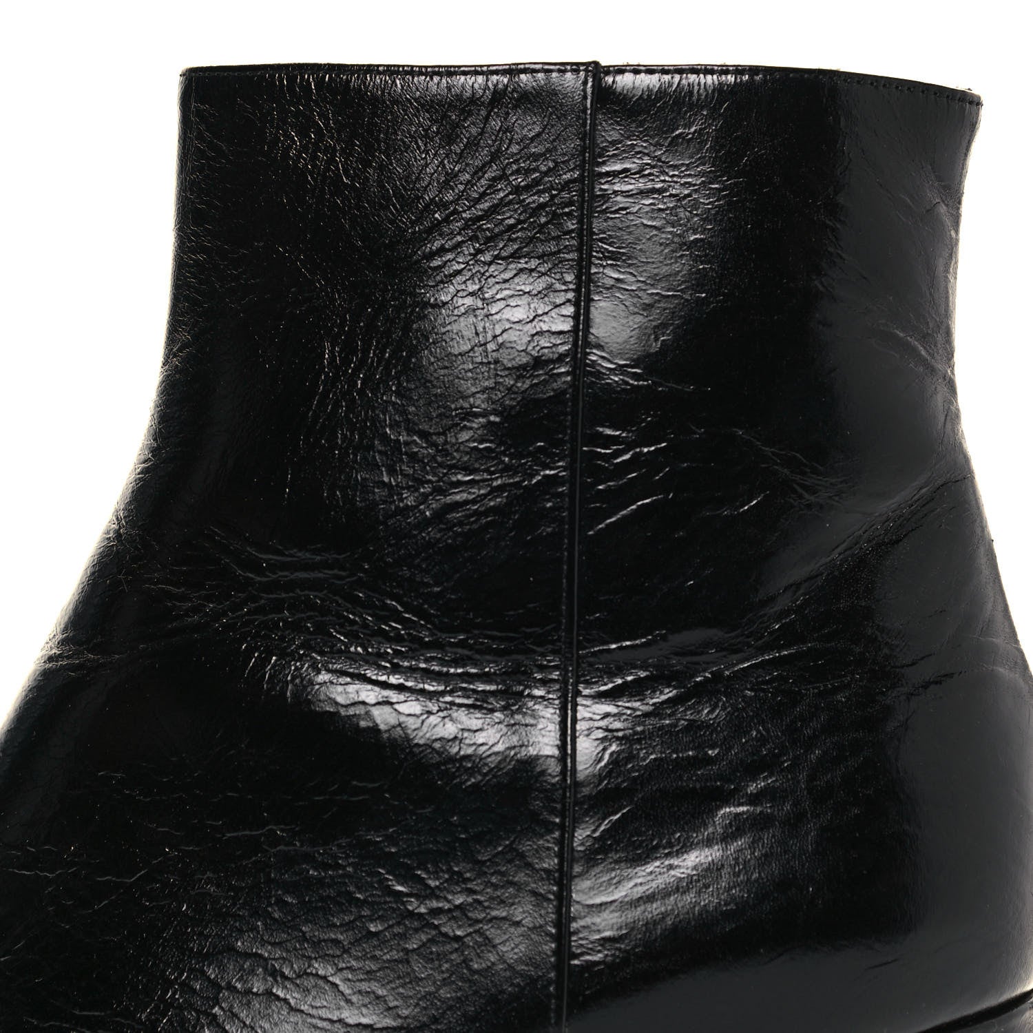 Saint Laurent Calfskin Loulou 70 Uniform Ankle Boots 41.5 Black 8 of 10