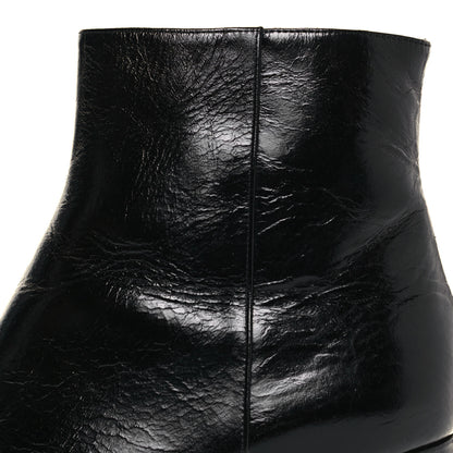 Saint Laurent Calfskin Loulou 70 Uniform Ankle Boots 41.5 Black 8 of 10