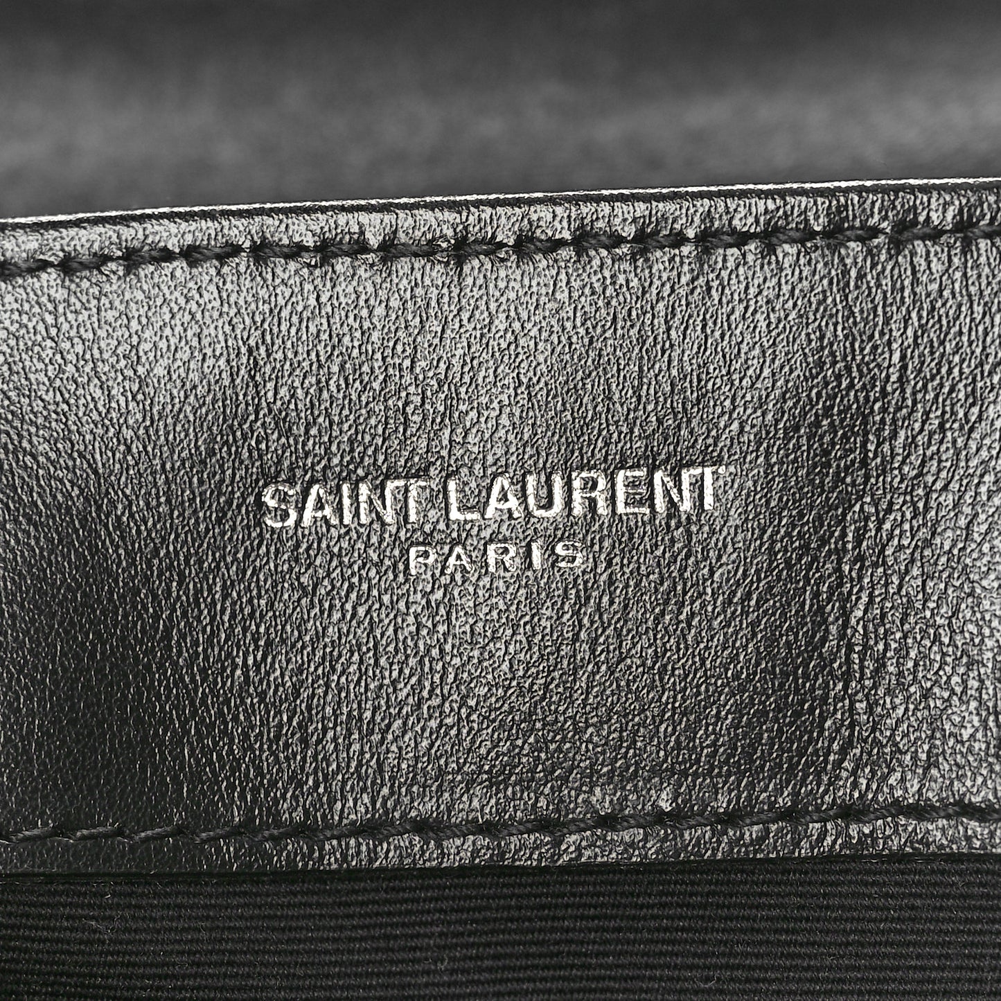 Calfskin Y Quilted Monogram Small Loulou Chain Satchel Black