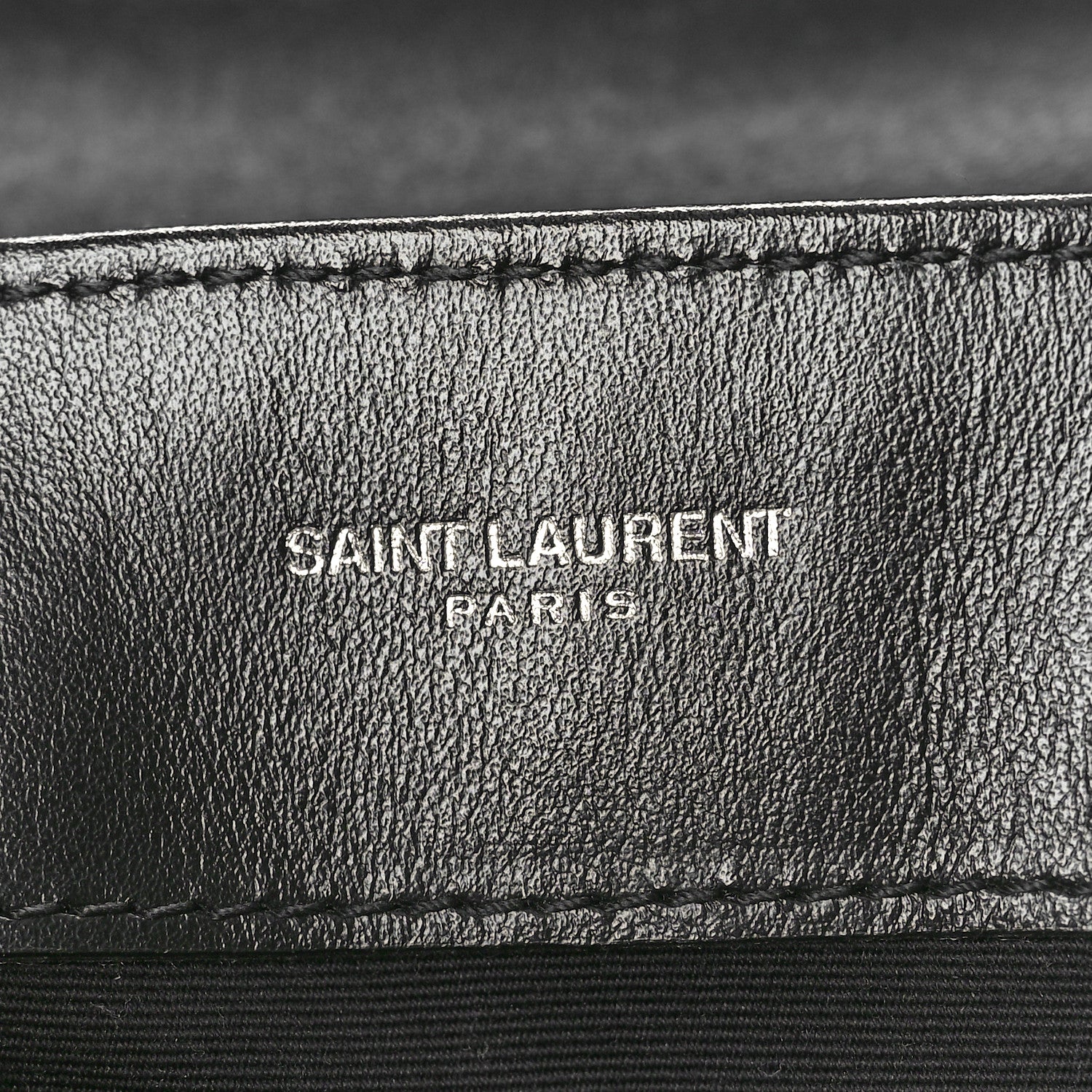 Saint Laurent Calfskin Y Quilted Monogram Small Loulou Chain Satchel Black 6 of 12