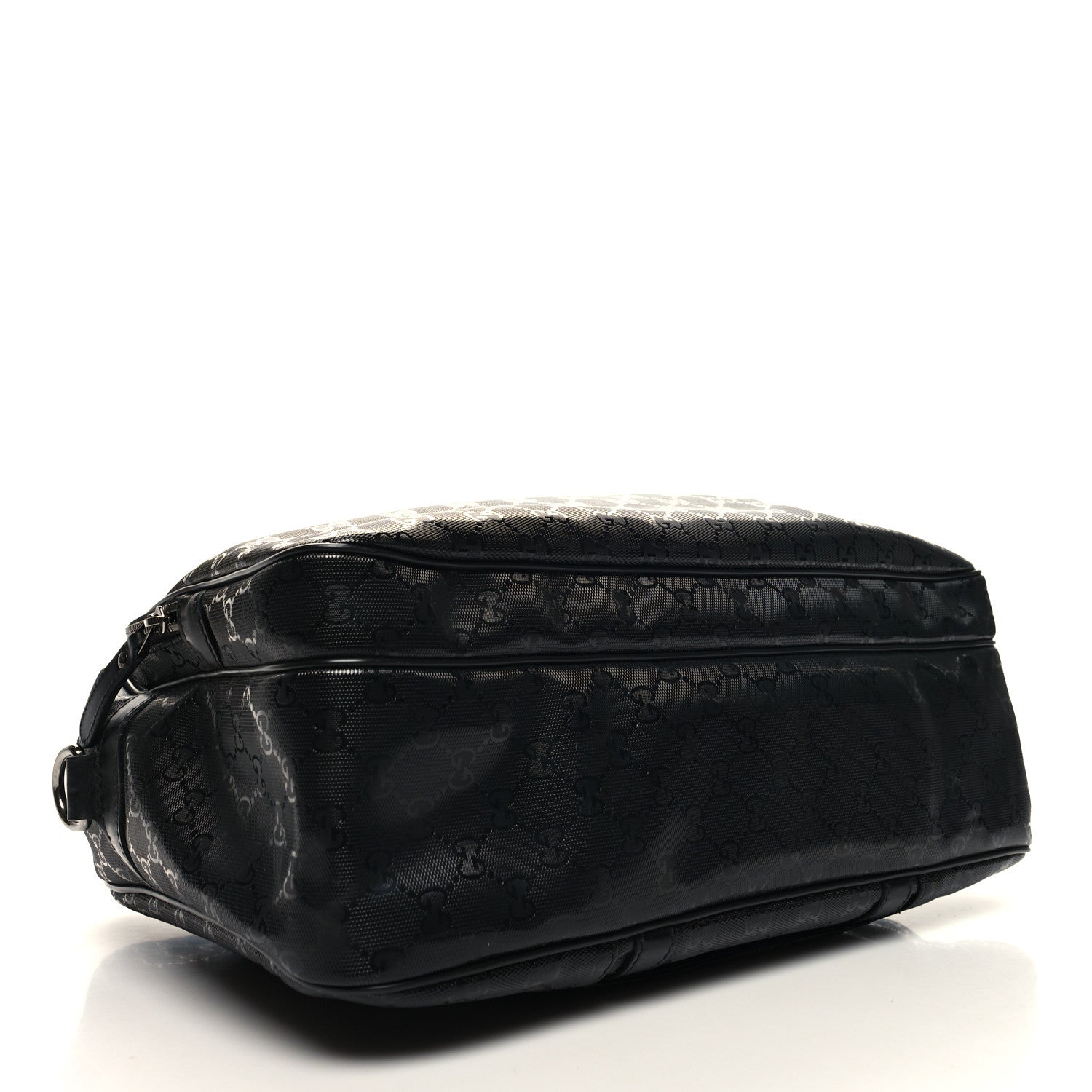 Gucci Imprime Monogram Medium Travel Bag Black 4 of 11