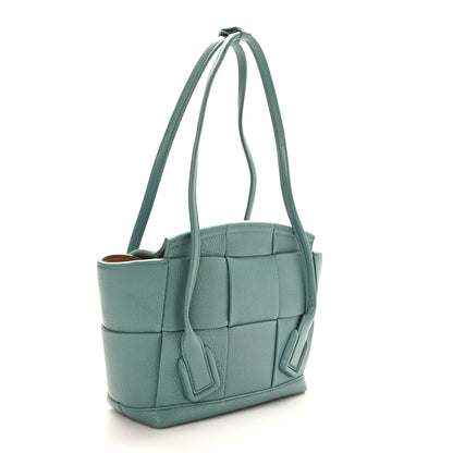 Bottega Veneta Grained Calfskin Maxi Intrecciato Arco 33 Blue 2 of 8