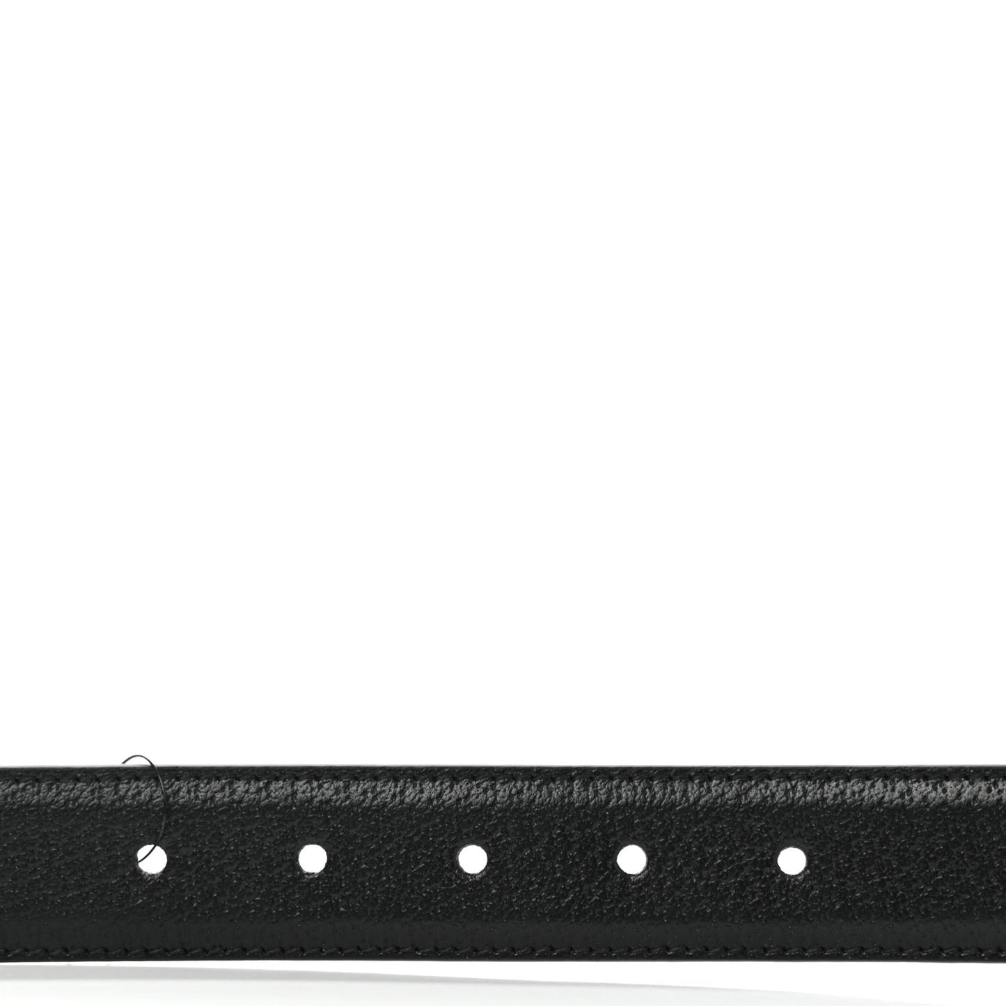 Textured Dollar Calfskin 30mm Belt 110 44 Black