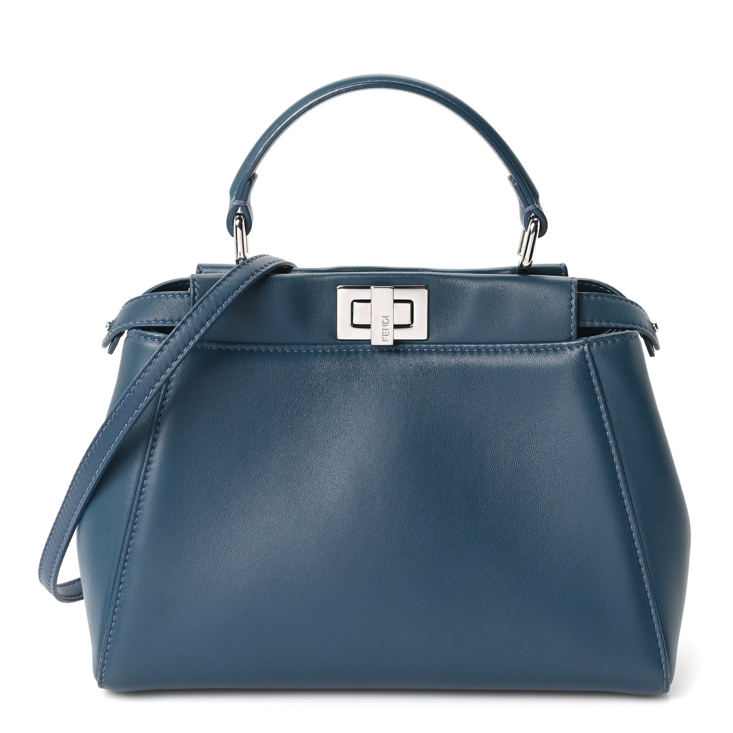 Nappa Mini Peekaboo Iconic Satchel Pavone