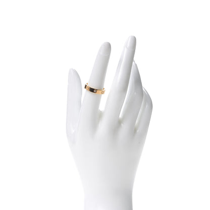 Cartier 18K Yellow Gold Diamond 4mm LOVE Wedding Band Ring 54 6.75 2 of 5