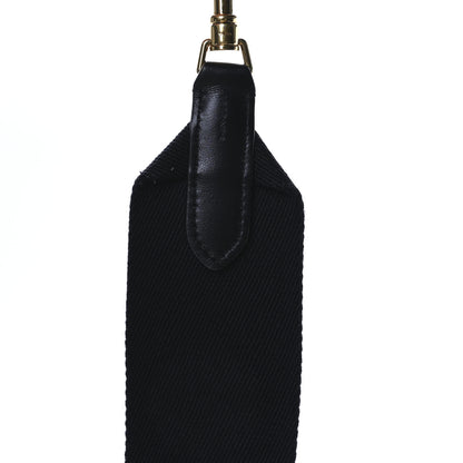 Celine Jacquard Wool Logo Strap Black Beige 6 of 6