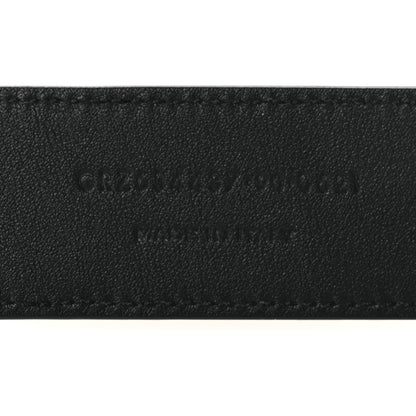 Saint Laurent Suede Calfskin Monogram Square Buckle Belt 90 36 Black 6 of 6