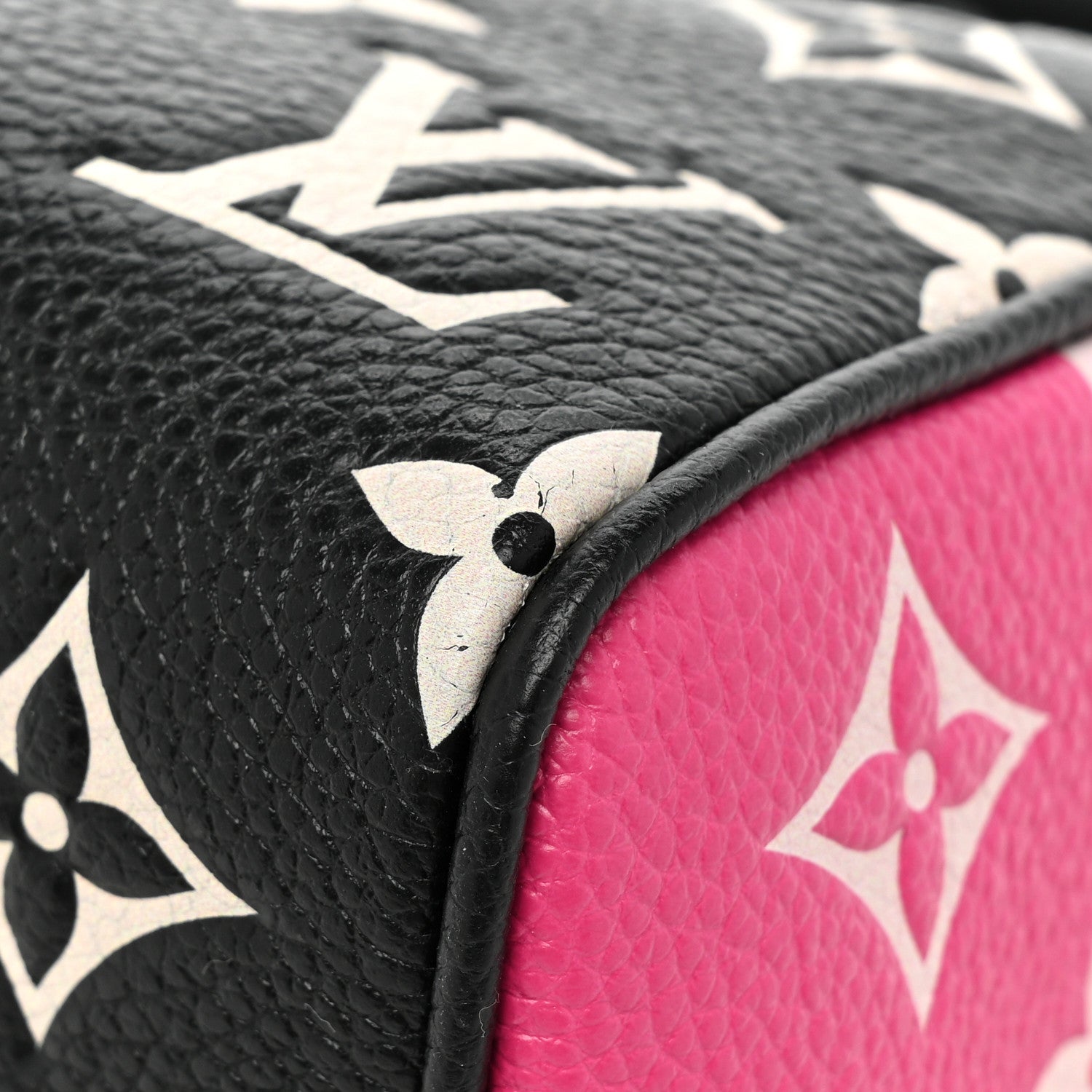 Louis Vuitton Empreinte Monogram Spring in the City Speedy Bandouliere 20 Black White Pink 8 of 9