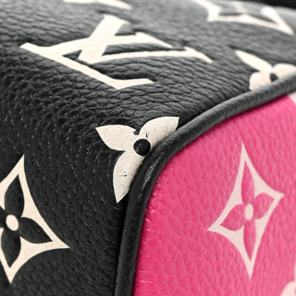 Louis Vuitton Empreinte Monogram Spring in the City Speedy Bandouliere 20 Black White Pink 8 of 9
