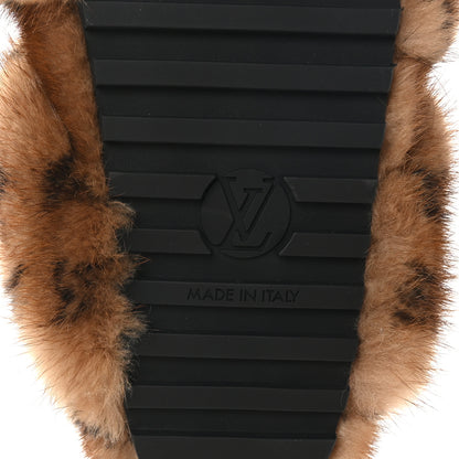 Louis Vuitton Mink Fur Bom Dia Slippers 36.5 Cognac 8 of 8