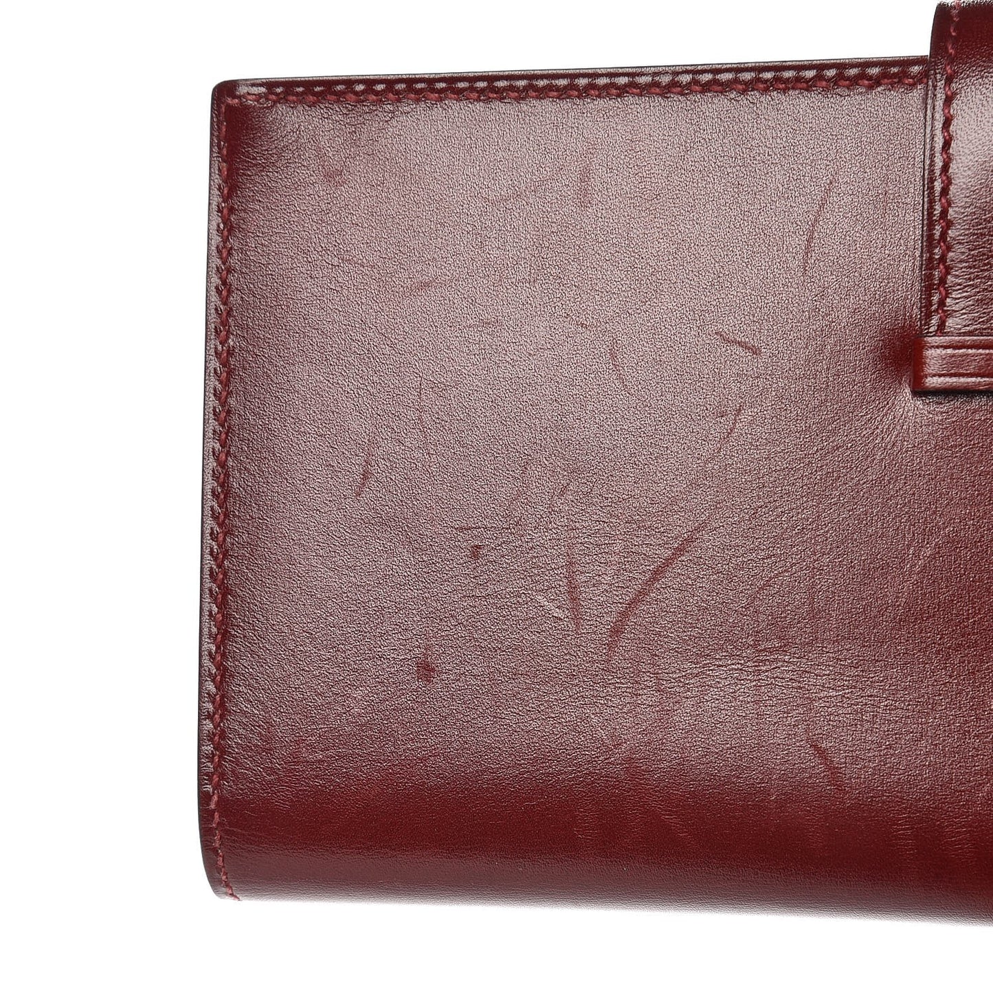 Box Bearn Gusset Wallet Rouge H