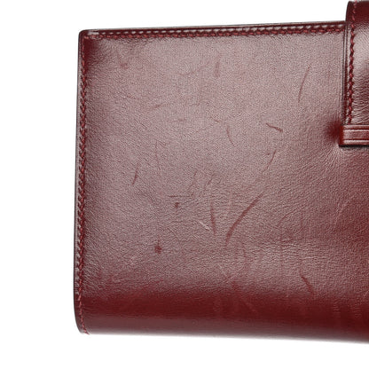 Hermes Box Bearn Gusset Wallet Rouge H 9 of 10