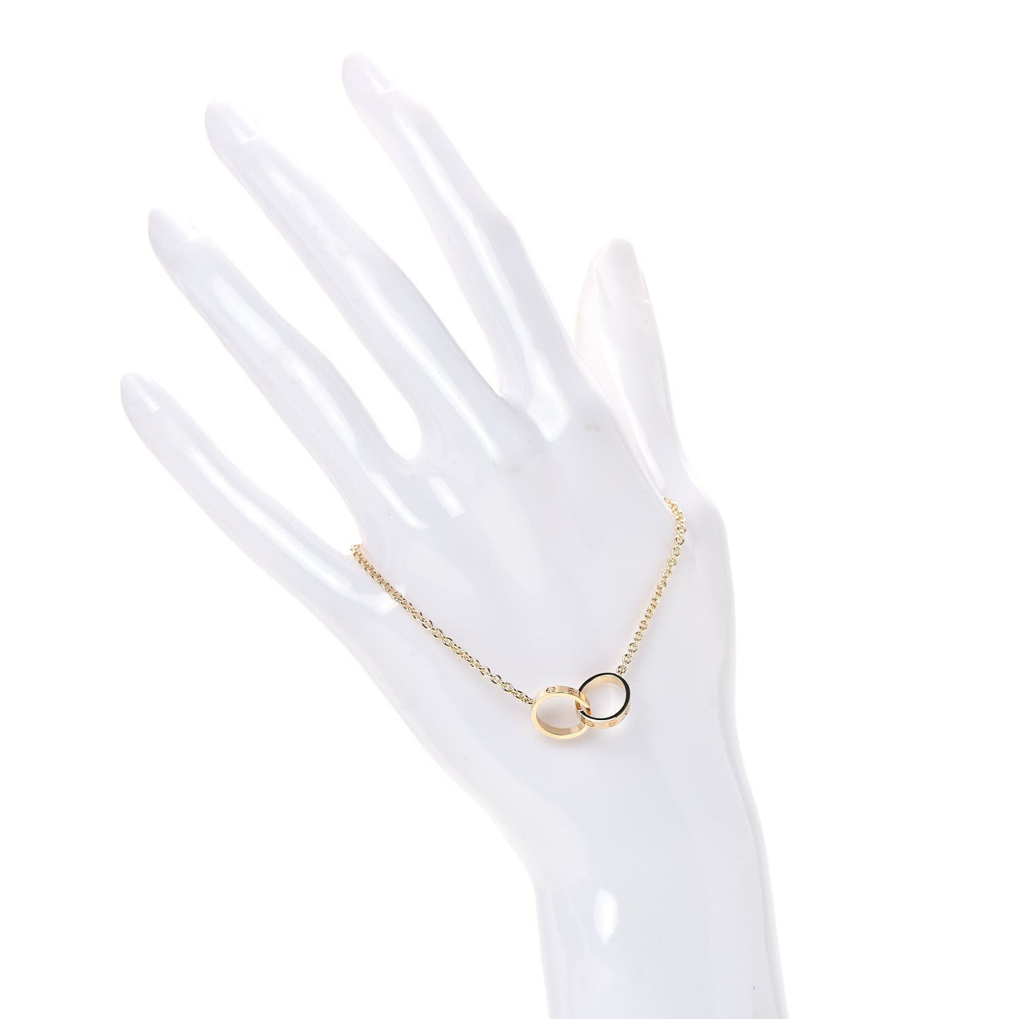 18K Yellow Gold Interlocking LOVE Bracelet